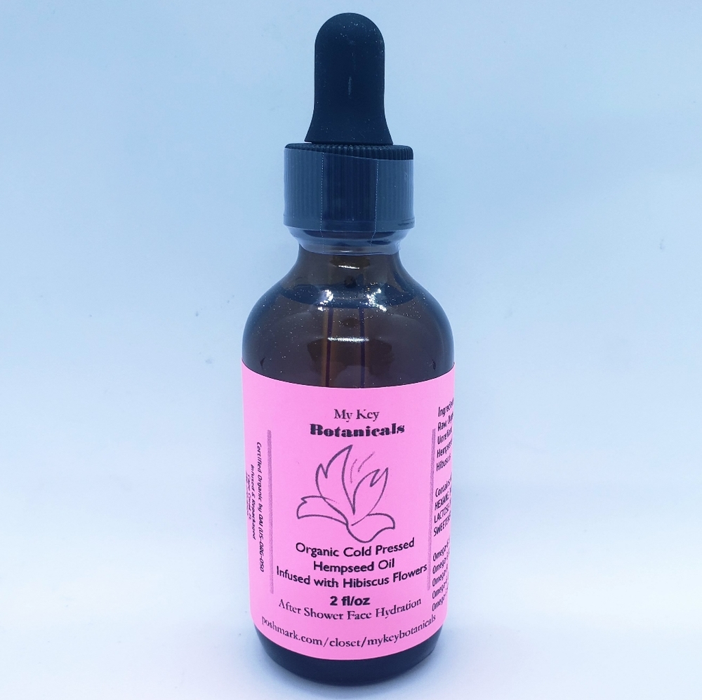Hibiscus Infused Hempseed Oil 2oz